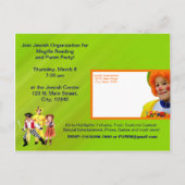 Purim Briefkaart (Achterkant)