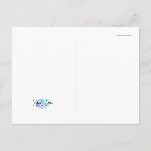 Purim Briefkaart (Achterkant)