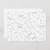 Purim Briefkaart (Voorkant / Achterkant)