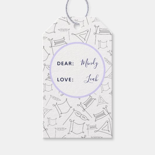 Purim Cadeaulabel (Voorkant)