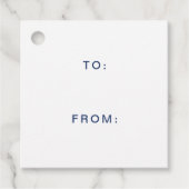 Purim Coral Ombre Bedankjes Labels (Voorkant)