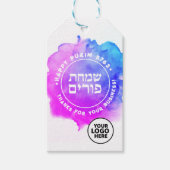 Purim Corporate Logo Gift Label Cadeaulabel (Voorkant)