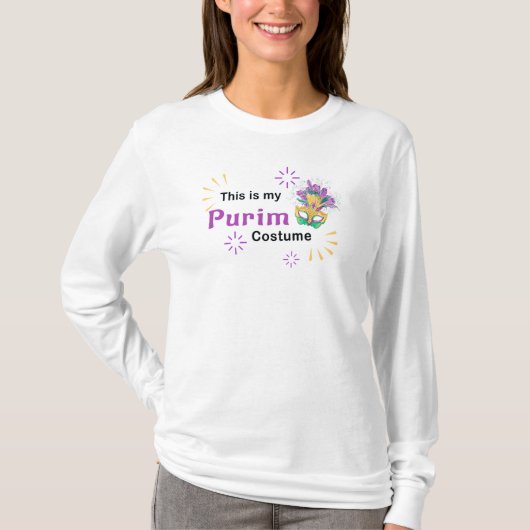 Purim Costume T-Shirt (Voorkant)