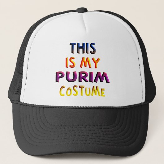 Purim Costume Trucker Pet (Voorkant)