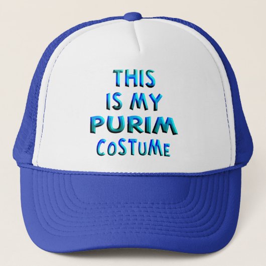 Purim Costume Trucker Pet (Voorkant)