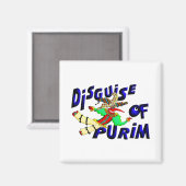 Purim Disguise Magneet (Voorkant / Achterkant)