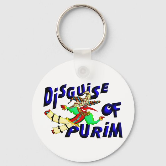 Purim Disguise Sleutelhanger (Voorkant)