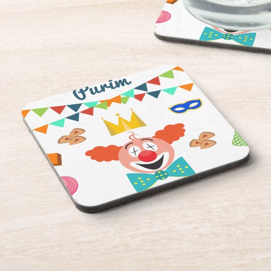 purim drankjes onderzetter (Linkerzijde)