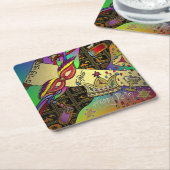 Purim Esther Celebration Art Print Kartonnen Onderzetters (Schuin)