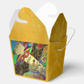 Purim Esther Celebration Dark Art Print Bedankdoosjes (Geopend)