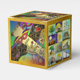 Purim Esther Celebration Dark Art Print Bedankdoosjes