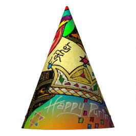 Purim Esther Celebration Dark Art Print Feesthoedjes