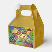 Purim Esther Celebration Light Art Print Bedankdoosjes (Achterkant)