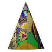 Purim Esther Celebration Light Art Print Feesthoedjes (Achterkant)