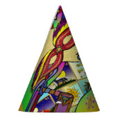 Purim Esther Celebration Light Art Print Feesthoedjes (Links)