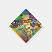 Purim Esther Celebration Light Art Print Napkins Servet (Hoek)