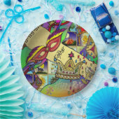 Purim Esther Celebration Light Art Print Papieren Bordje (Feest)