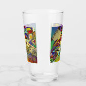 Purim Esther-viering Licht Kunstprint Glas (Links)