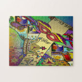Purim Esther-viering Licht Kunstprint Legpuzzel (Horizontaal)