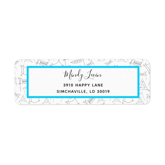 Purim Etiket (Voorkant)