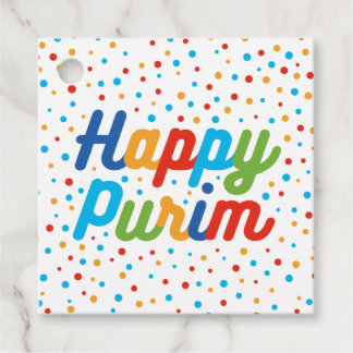 Purim Favor Tag Bedankjes Labels