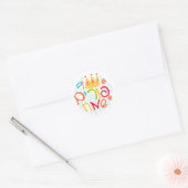 Purim Feeststicker Ronde Sticker (Envelop)