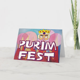 Purim Fest Kaart