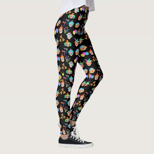 Purim Festival Kinder Party Cute Clown Carnival Leggings (Rechts)