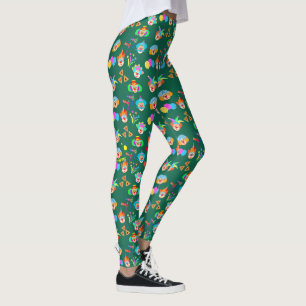 Purim Festival Kinder Party Cute Clown Carnival Leggings
