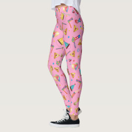 Purim Festival Kinder Party Cute Clown Carnival Leggings