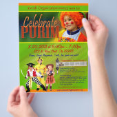 purim flyer (Hand)