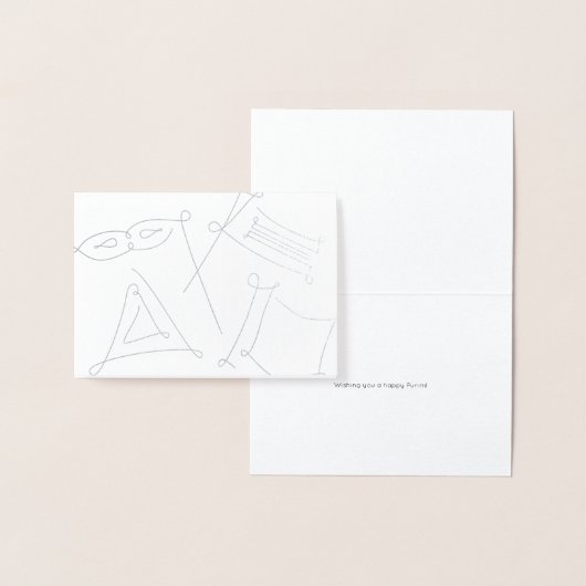 Purim Folie Kaarten (Display)