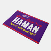 Purim Funny Haman Veeg Voeten Hier Mat (Schuin)