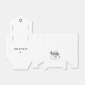 Purim Gifts Favor Box Bedankdoosjes (Uitgevouwen)