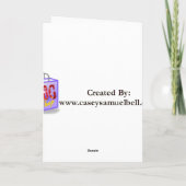 Purim Greeting Card 2 Kaart (Achterkant)