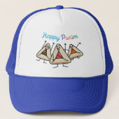 Purim hamantaschen gebak Sameach Oznei Haman Trucker Pet (Voorkant)