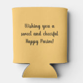 Purim hamantaschen gebakje Sameach Oznei Haman Blikjeskoeler (Achterkant)