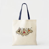 Purim hamantaschen gebakje Sameach Oznei Haman Tote Bag (Voorkant)