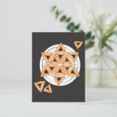Purim Hamantash Hamantaschen Jewish Star Briefkaart (Staand voorkant)