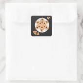 Purim Hamantash Hamantaschen Jewish Star Vierkante Sticker (Tas)