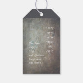 Purim Hebrew Biblical Quote Mishloach Manot Cadeaulabel (Voorkant)