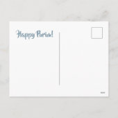 Purim Hebrew Book of Esther Quote Judaica Card Feestdagenkaart (Achterkant)