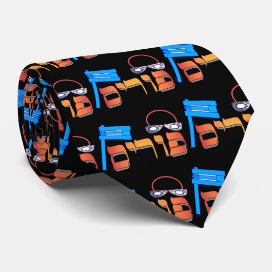 Purim-Hebrew- Stropdas (Opgerold)