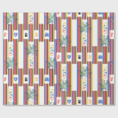 Purim inpakpapier 30" (Vlak)