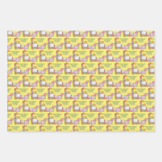 Purim Inpakpapier Vel (Voorkant)