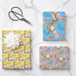 Purim Inpakpapier Vel