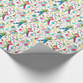 Purim Jewish Holiday clowns Cadeaupapier (Hoek)