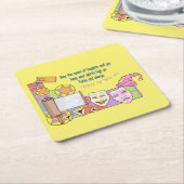 Purim Kartonnen Onderzetters (Schuin)