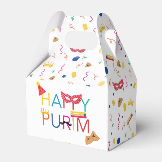 Purim kinder mishloah manot bedankdoosjes (Achterkant)