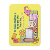 Purim Magneet (Verticaal)